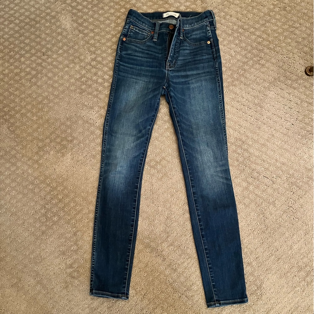 Madewell skinny high rise jeans size 24